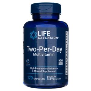 Life Extension Cápsulas dos al día (Multivitamínico) - 120 Cápsulas