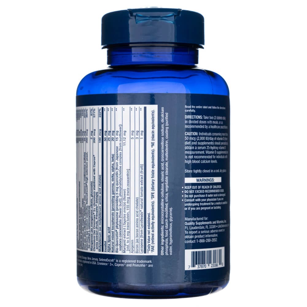 Life Extension Multivitamínico Dos al Día - 60 Tabletas - Imagen 3