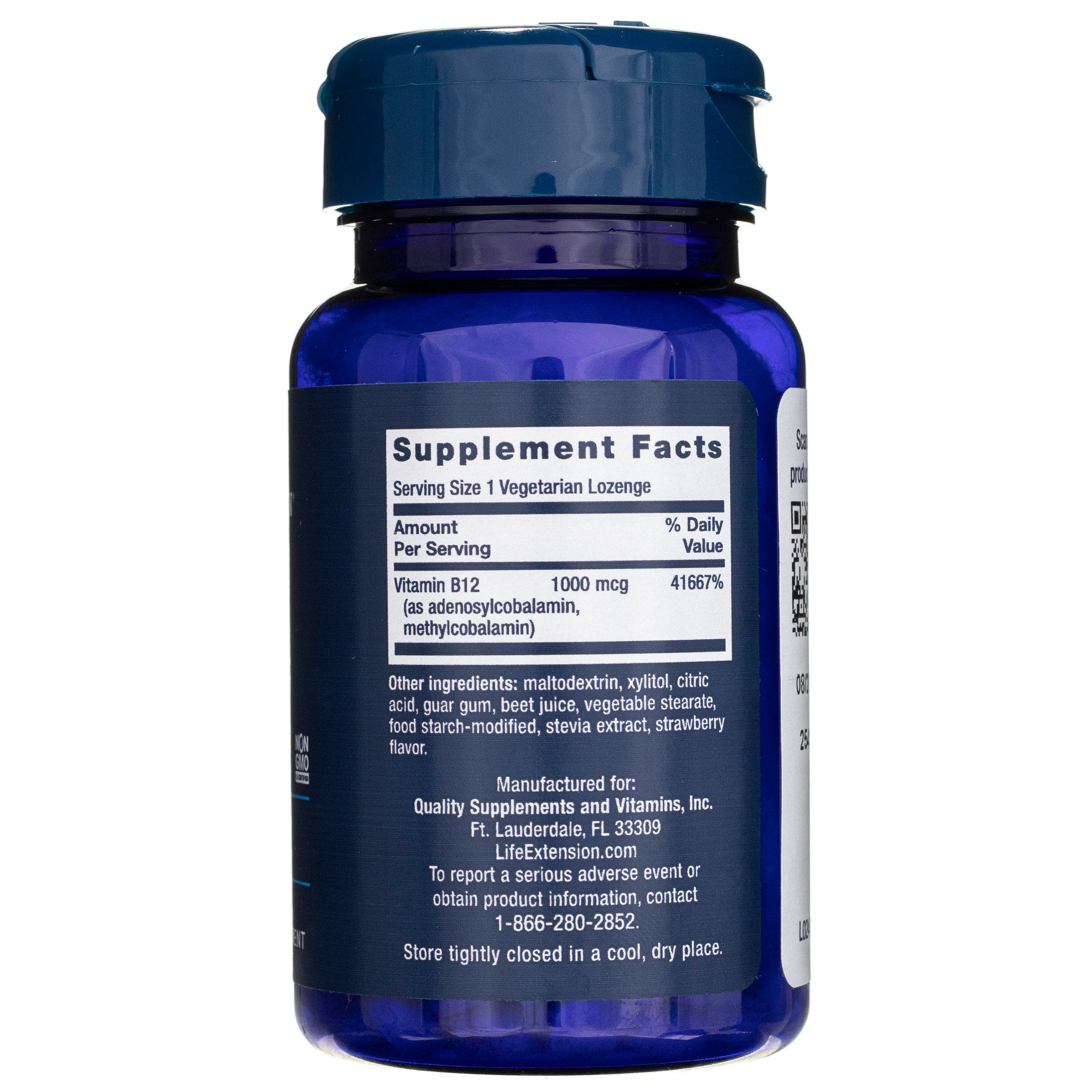 Life Extension Vitamina B12 Elite - 60 Pastillas - Imagen 2