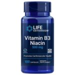 Life Extension Vitamina B3 Niacina 500 mg - 100 Cápsulas