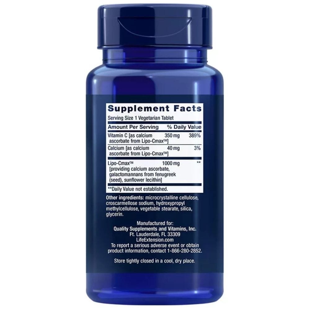 Life Extension Vitamina C 24-Horas Liposomal Hydrogel™ - 60 Tabletas - Imagen 2