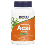 Now Foods Acai 500 mg - 100 Cápsulas