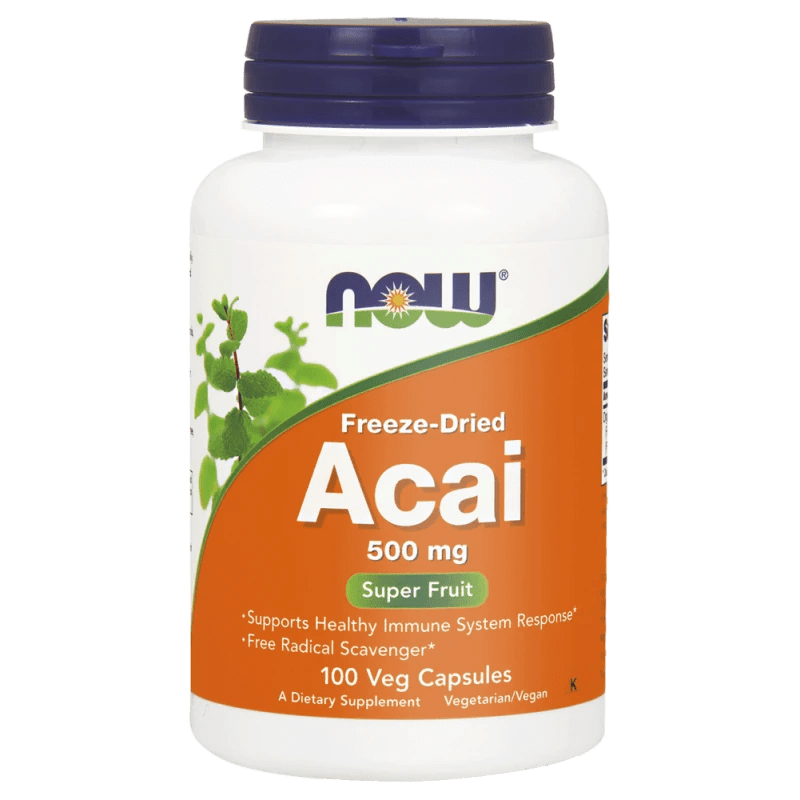 Now Foods Acai 500 mg - 100 Cápsulas