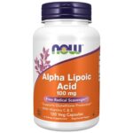 Now Foods Ácido Alfa Lipoico 100 mg - 120 Cápsulas Vegetales