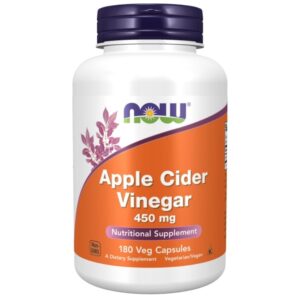 Now Foods Vinagre de sidra de manzana 450 mg - 180 Cápsulas