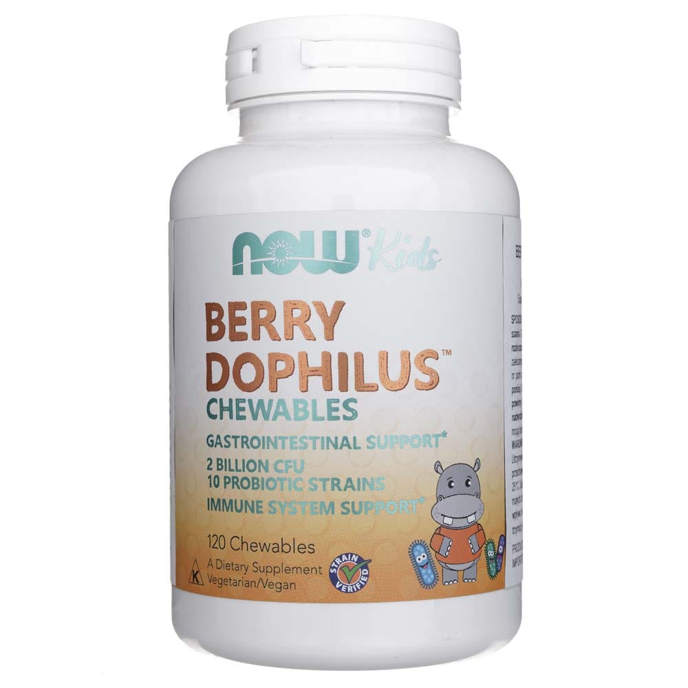 Now Foods Berry Dophilus Kids - 120 Masticables