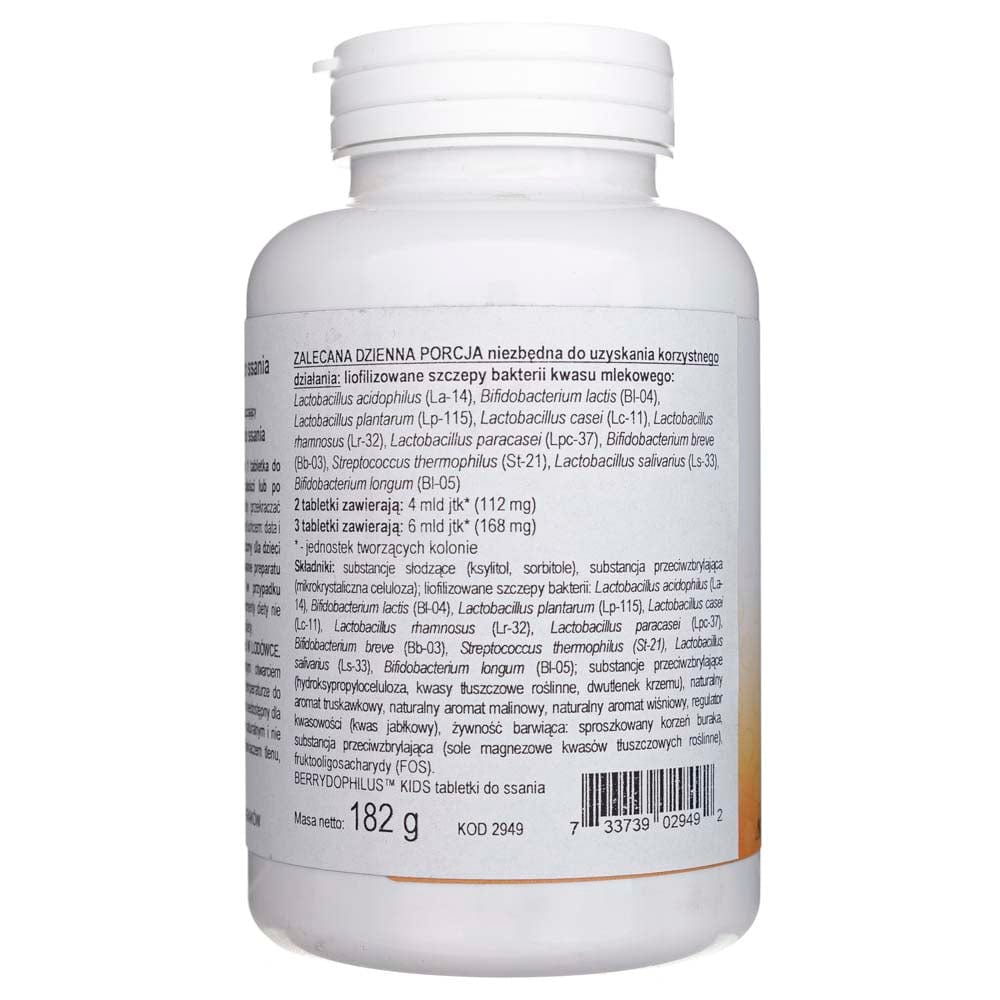 Now Foods Berry Dophilus Kids - 120 Masticables - Imagen 3