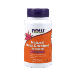 Now Foods Beta Caroteno Natural 7500 mcg (25000 UI) - 90 Cápsulas blandas