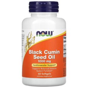 Now Foods Aceite de semillas de comino negro 1000 mg – 60 cápsulas