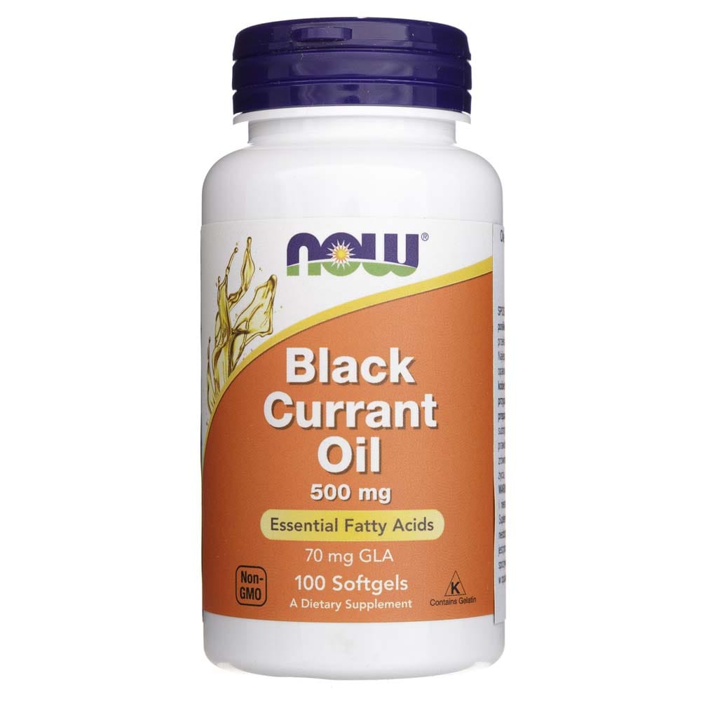 Now Foods Aceite de grosellero negro 500 mg - 100 Cápsulas blandas
