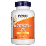 Now Foods Aceite de grosellero negro, Doble potencia 1000 mg - 100 Cápsulas blandas