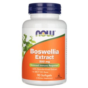 Now Foods Extracto de Boswellia 500mg - 90 Cápsulas blandas