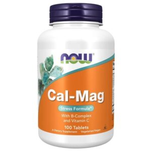 Now Foods Cal-Mag Stress Formula (Calcio, Magnesio, Vit. B) - 100 Tabletas