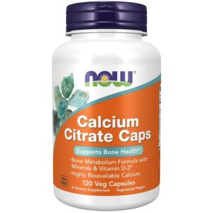 Now Foods Citrato de Calcio Caps - 120 Cápsulas vegetales