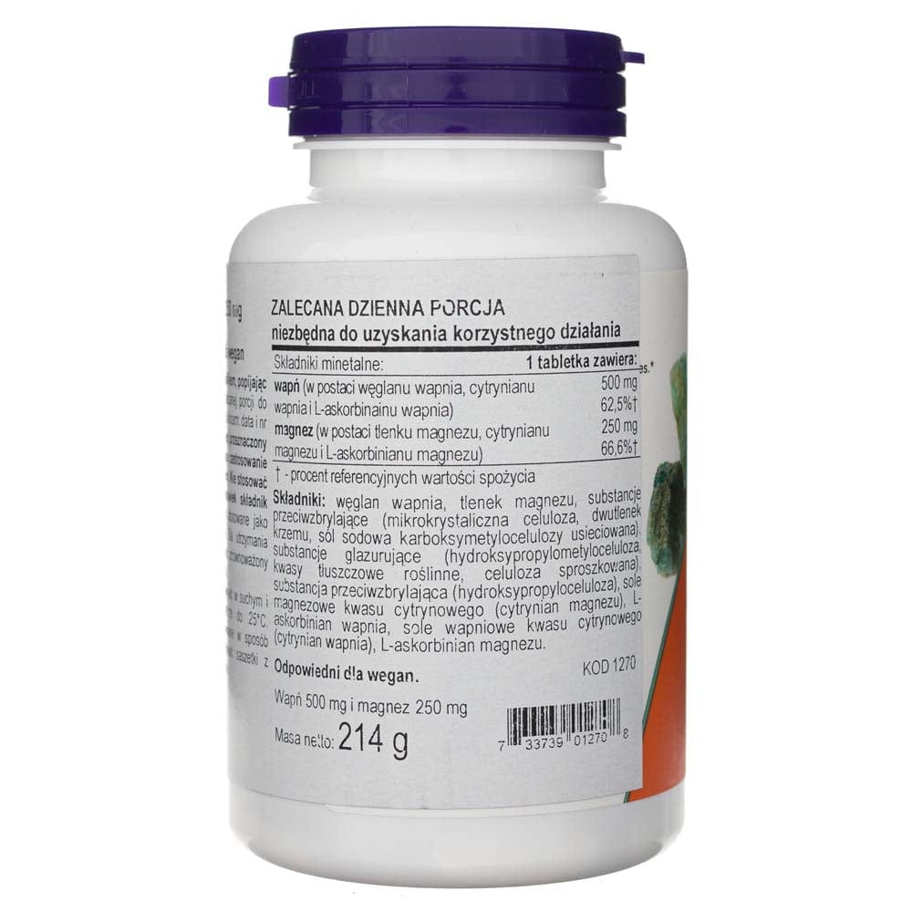 Now Foods Calcio y Magnesio - 100 Tabletas - Imagen 2