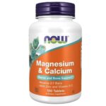 Now Foods Calcio y Magnesio - 100 Tabletas