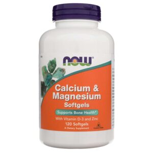 Now Foods Calcio y Magnesio - 120 Cápsulas blandas