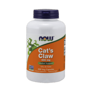 Now Foods Uña de Gato 500 mg - 250 Cápsulas Vegetales