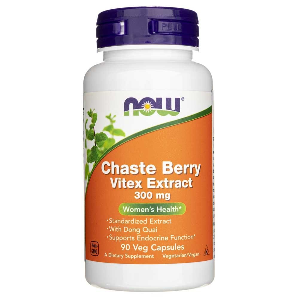 Now Foods Extracto de agnocasto (Vitex) 300 mg - 90 cápsulas