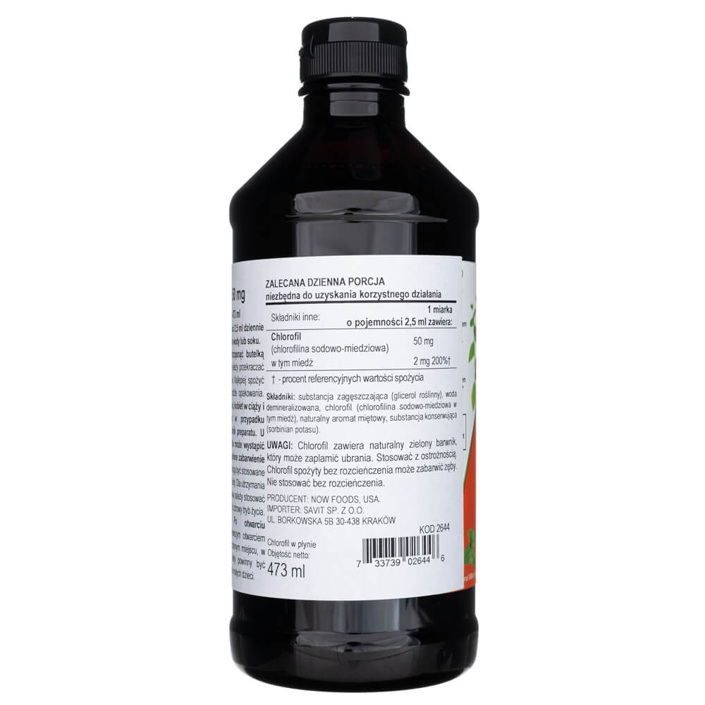 Now Foods Clorofila Líquida - 473 ml - Imagen 3