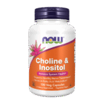 Now Foods Colina e Inositol - 100 Cápsulas Vegetales