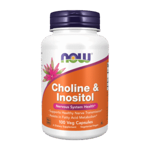 Now Foods Colina e Inositol - 100 Cápsulas Vegetales