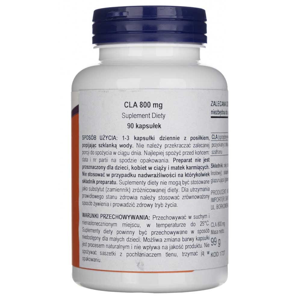 Now Foods CLA (Ácido Linoleico Conjugado) 800 mg - 90 Cápsulas blandas - Imagen 3