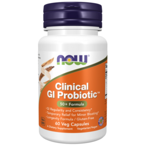 Now Foods Probiótico clínico GI - 60 cápsulas vegetales