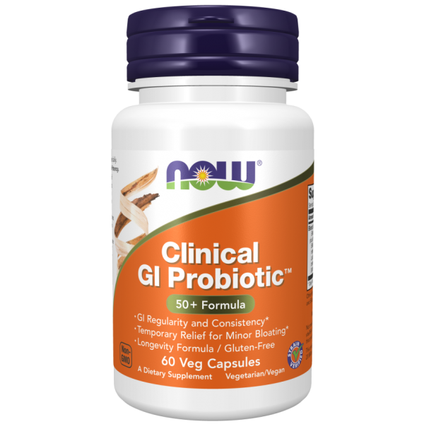 Now Foods Probiótico clínico GI - 60 cápsulas vegetales