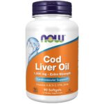Now Foods Aceite de hígado de bacalao, Extra Strength 1000 mg - 90 cápsulas blandas