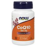 Now Foods CoQ10 100 mg - 50 cápsulas blandas