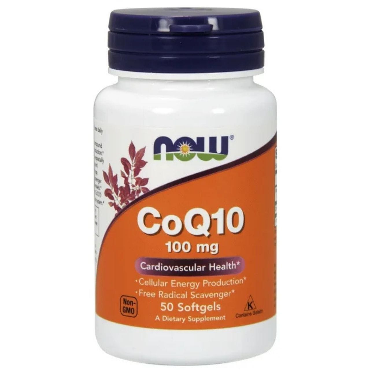 Now Foods CoQ10 100 mg - 50 cápsulas blandas