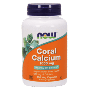 Now Foods Calcio de Coral 1000 mg - 100 Cápsulas Vegetales
