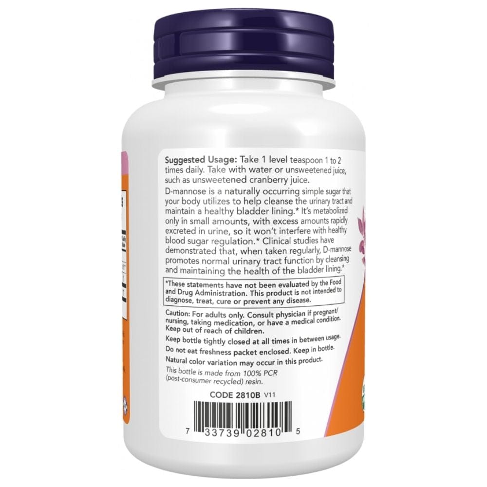 Now Foods D-Manosa Pura en Polvo - 170 g - Imagen 3
