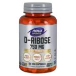 Now Foods D-Ribosa 750 mg - 120 Cápsulas