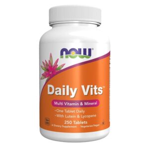 Now Foods Daily Vits, Multivitaminas y Minerales - 250 Tabletas