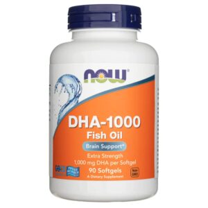 Now Foods DHA-1000 Apoyo Cerebral, Extra Fuerte - 90 Cápsulas blandas