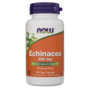 Now Foods Equinácea 400 mg - 100 Cápsulas Vegetales