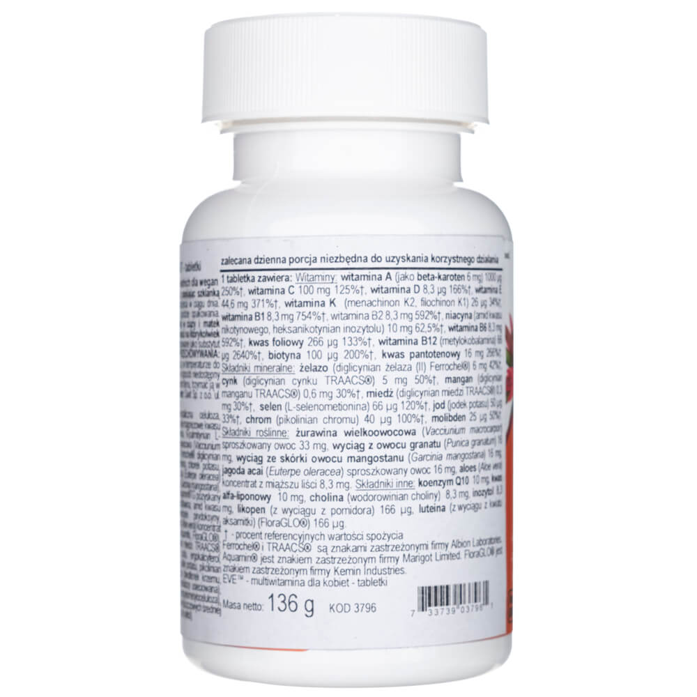 Now Foods EVE Vitaminas Múltiples para la Mujer - 90 Tabletas - Imagen 3