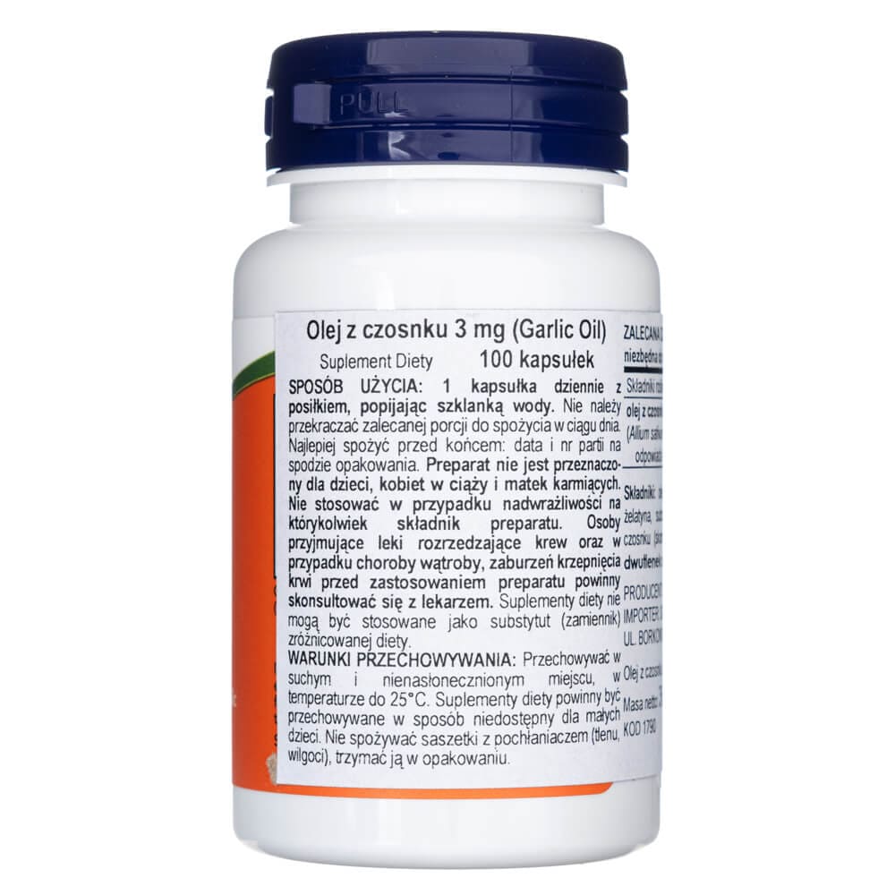 Now Foods Aceite de Ajo 1500 mg - 100 Cápsulas blandas - Imagen 2