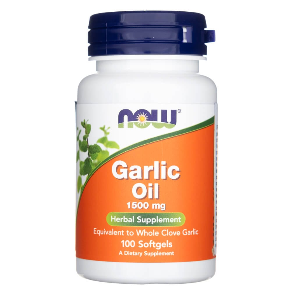 Now Foods Aceite de Ajo 1500 mg - 100 Cápsulas blandas