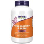 Now Foods Glucosamina y MSM - 180 cápsulas