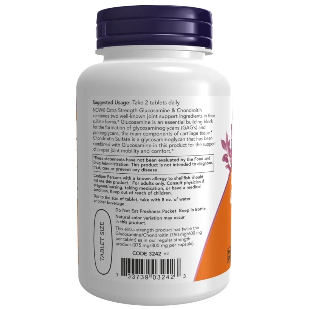 Now Foods Glucosamina y Condroitina - 60 Tabletas - Imagen 3