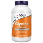 Now Foods Glicina 1000 mg - 250 Cápsulas Vegetales