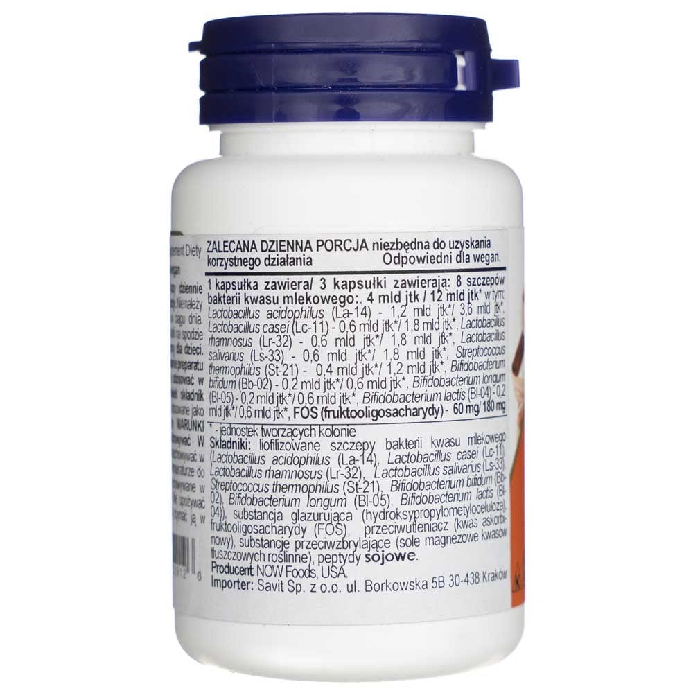 Now Foods Gr8-Dophilus - 60 Cápsulas Vegetales - Imagen 3