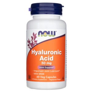 Now Foods Ácido hialurónico 50 mg - 60 cápsulas vegetales