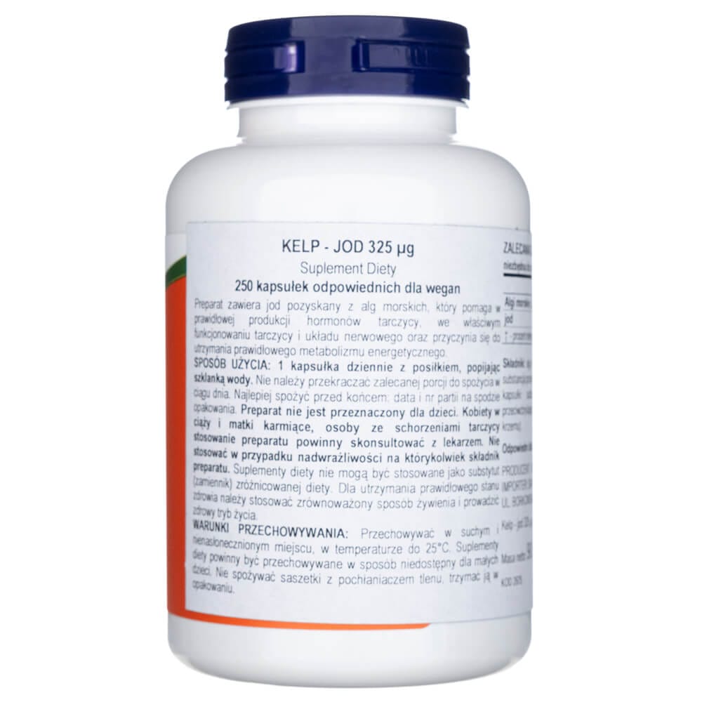 Now Foods Kelp 325 mcg - 250 Cápsulas Vegetales - Imagen 2