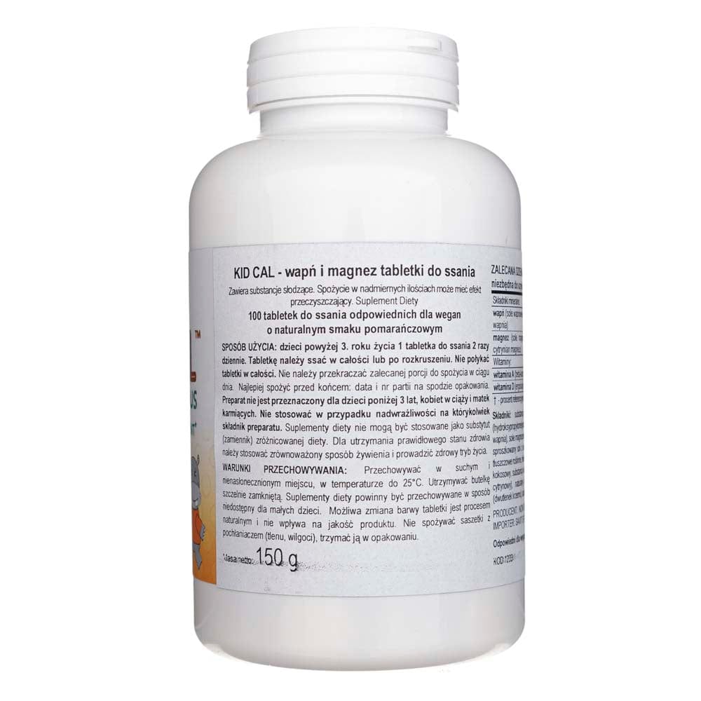 Now Foods Kid Cal Masticables - 100 Tabletas - Imagen 3