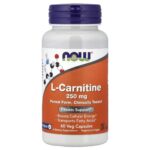 Now Foods L-Carnitina 250 mg - 60 cápsulas