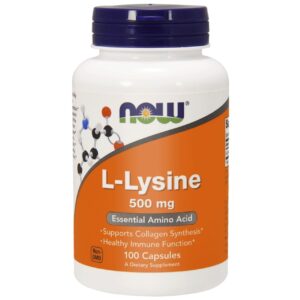 Now Foods L-lisina 500 mg - 100 cápsulas